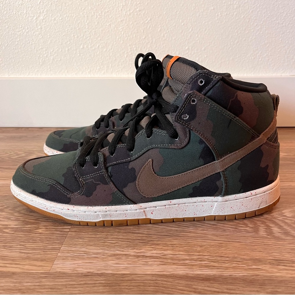 COPY - Nike SB Dunk High Fiveoneo 510 Camo Shoes Sneakers 646552-037 Mens Size …